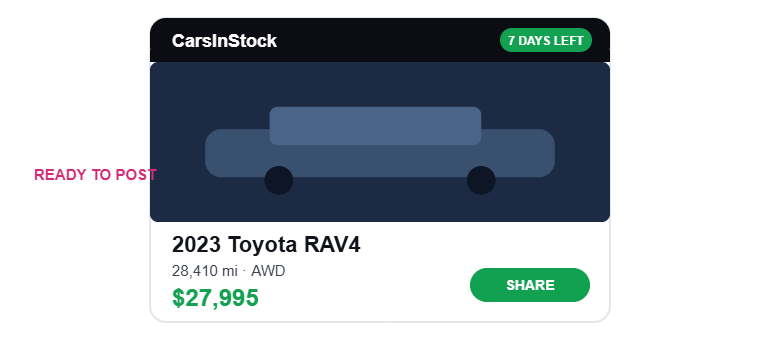 Pro Social Ad — a finished social ad from a template